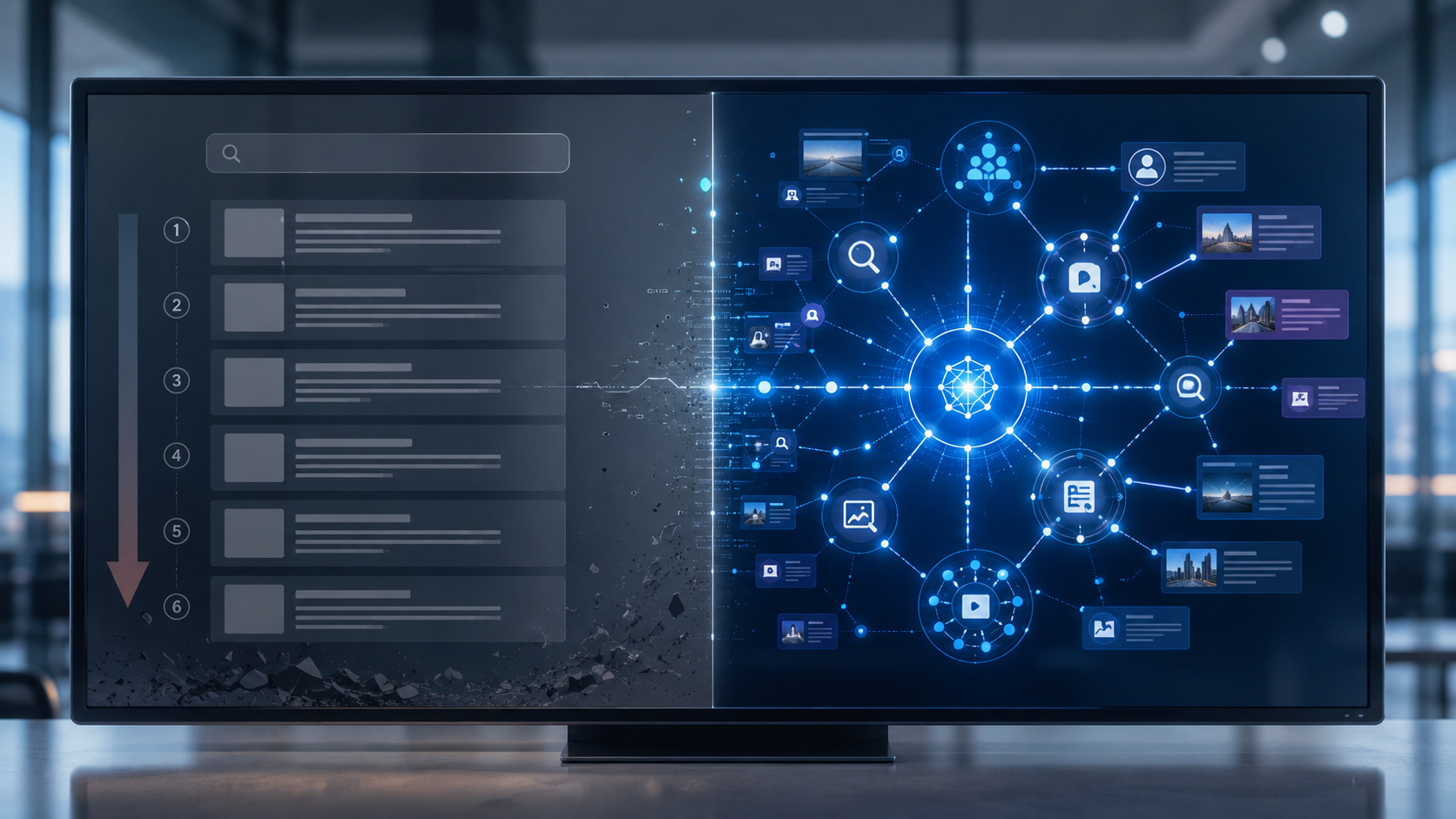 傳統排名思維與 GEO 意圖覆蓋率新戰場對照視覺化分析